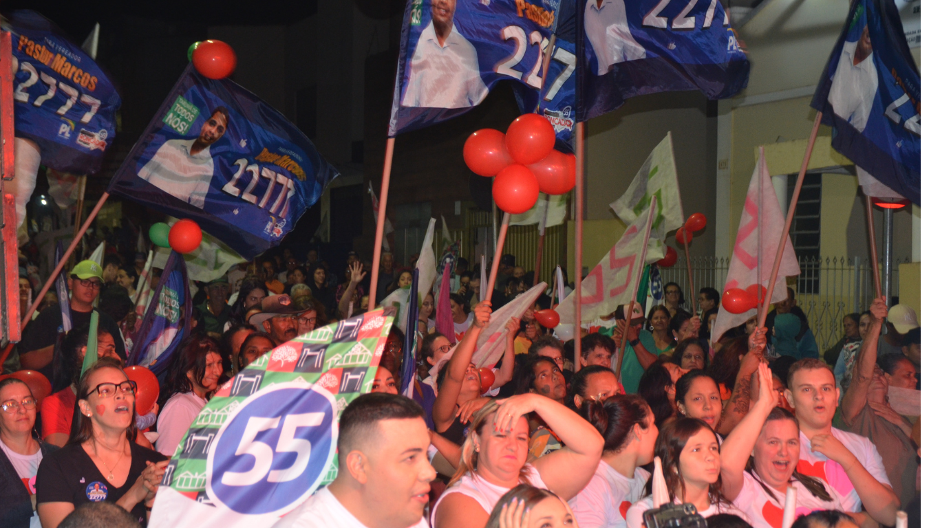 Coligação “Tarumã de Todos Nós” promove grande comício na Avenida das Orquídeas