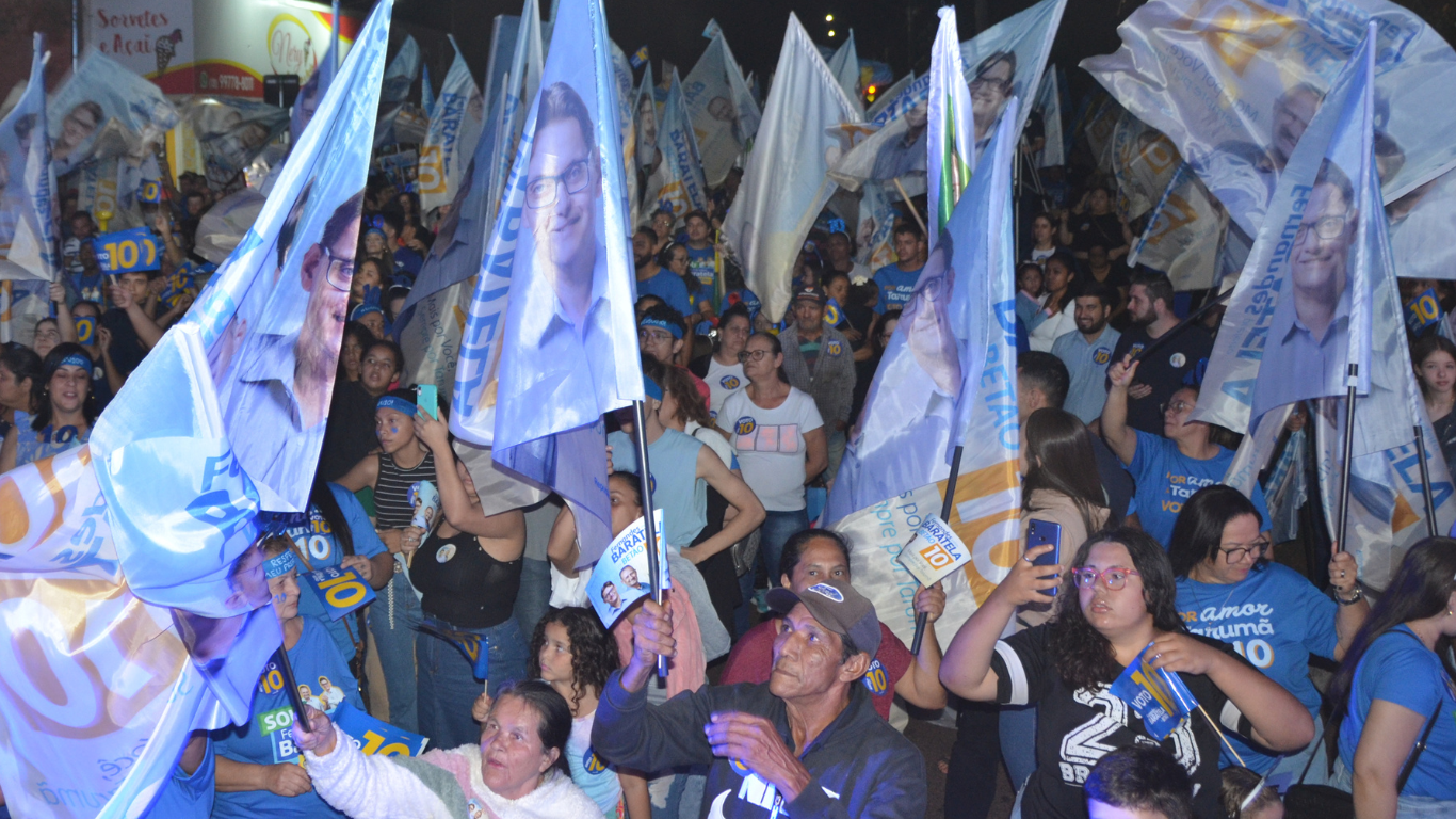 Coligação “Mais por Você, Sempre por Tarumã” realiza grande comício no Bosque Daniel Baratela