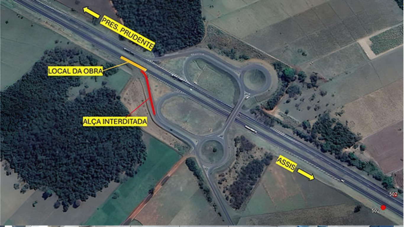 Alça de saída da Raposo Tavares vai ser interditada nos dias 19 e 20