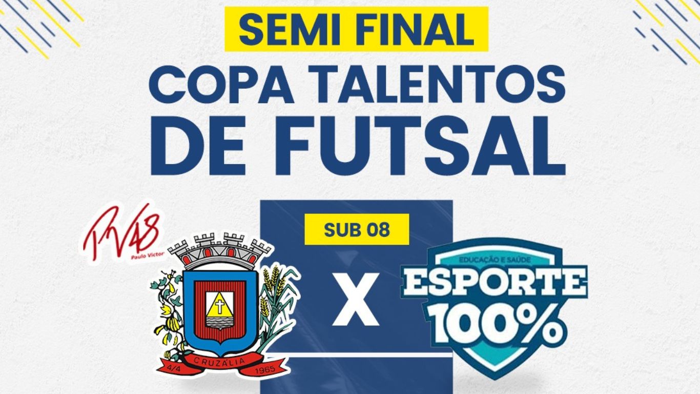 Cruzália enfrenta, hoje, Tarumã na semifinal da Copa Talentos de Futsal