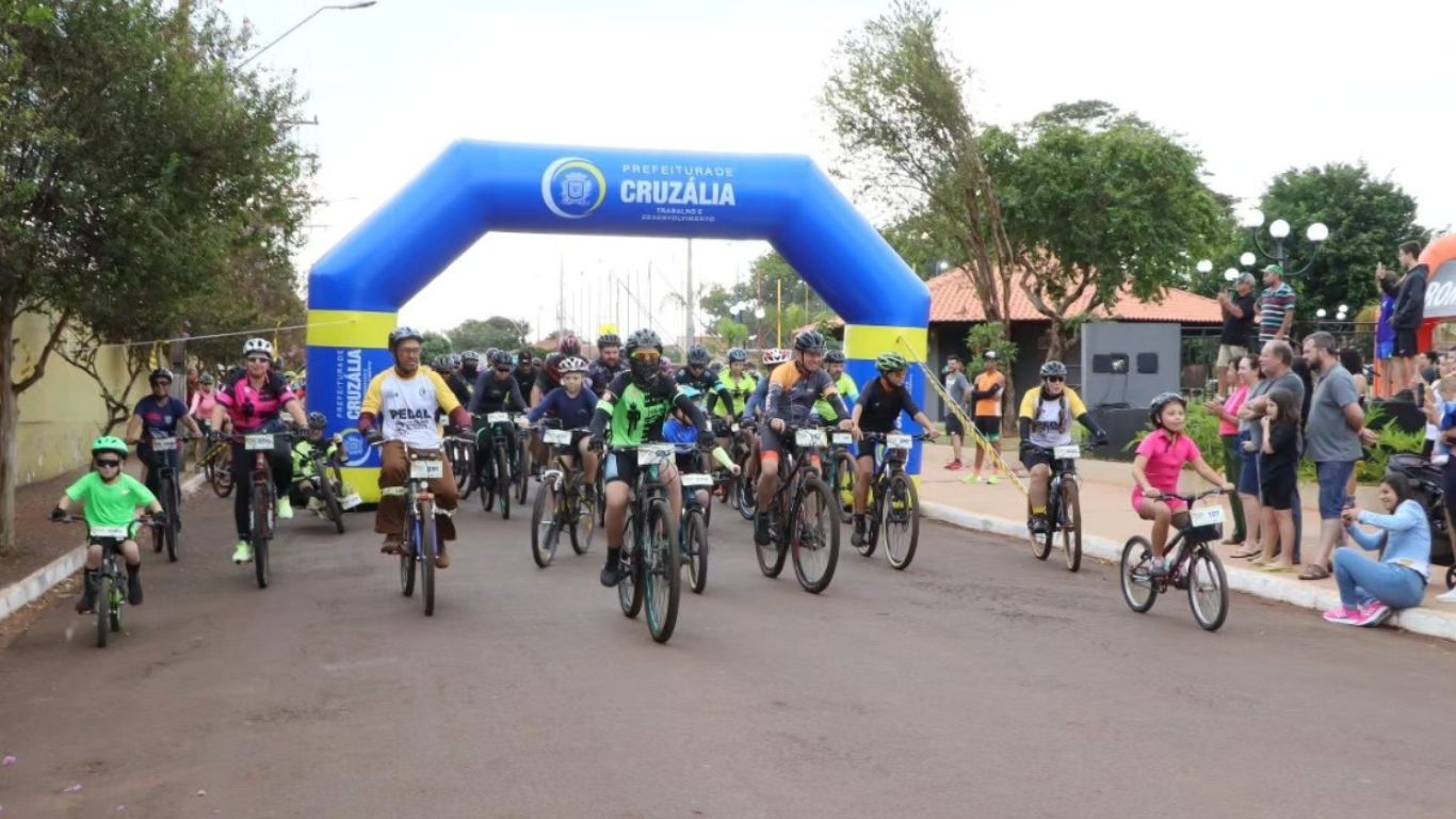 Ocorre neste domingo, dia 25 de maio, o 3º Pedal Solidário de Cruzália