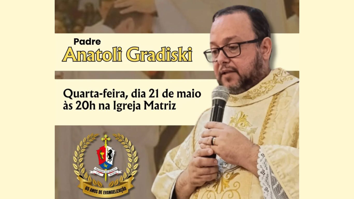 Paróquia São Donato celebra 10 anos de ordenação presbiteral do padre Anatoli Gradiski