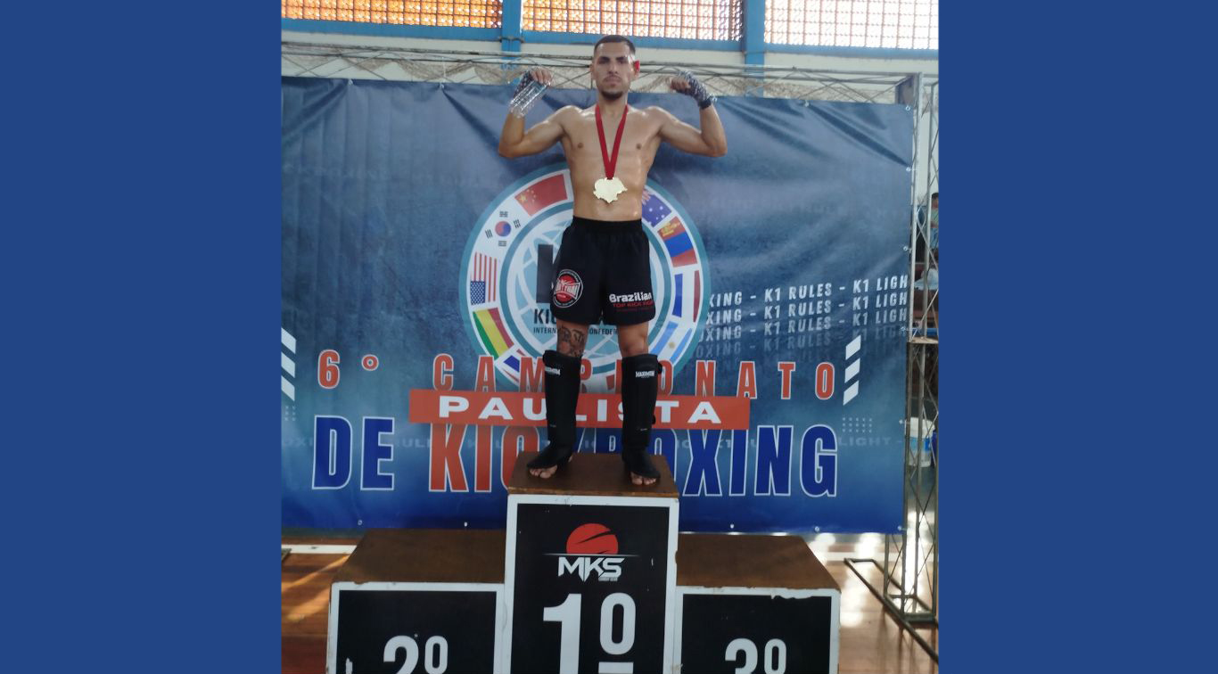 Atleta cruzaliense conquista o título do Campeonato Paulista de Kickboxing