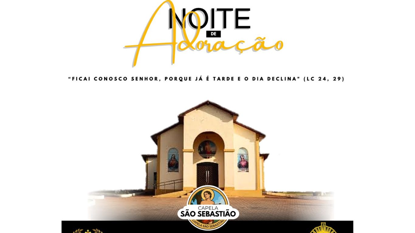 Capela São Sebastião, no Bairro do Cateto, realiza Noite de Adoração neste domingo