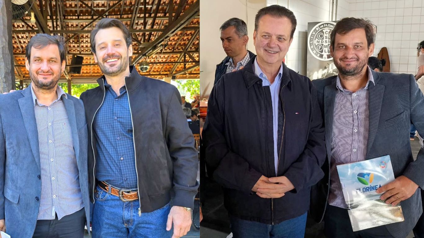 Prefeito de Florínea participa de encontro com secretários estaduais