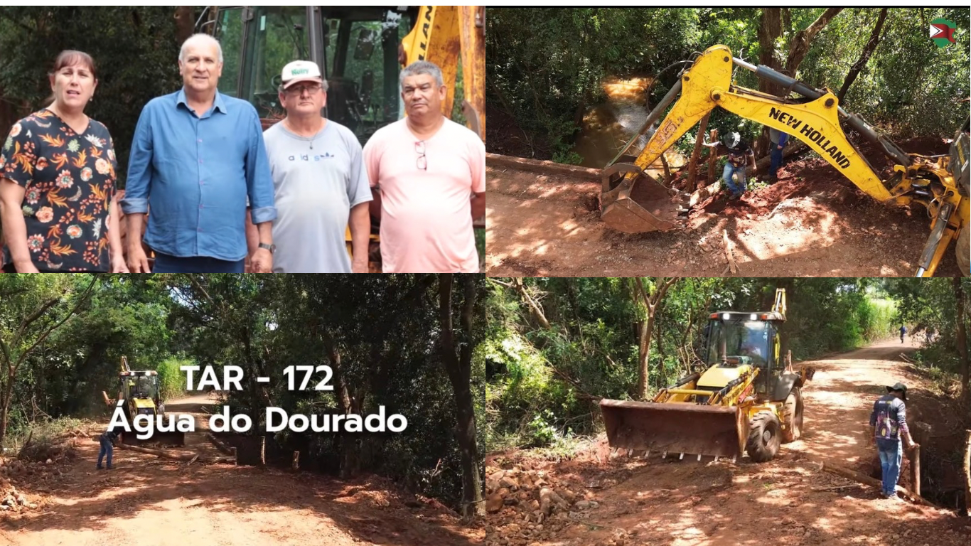 Tarumã segue investindo nas estradas rurais com recuperação de ponte na TAR-172