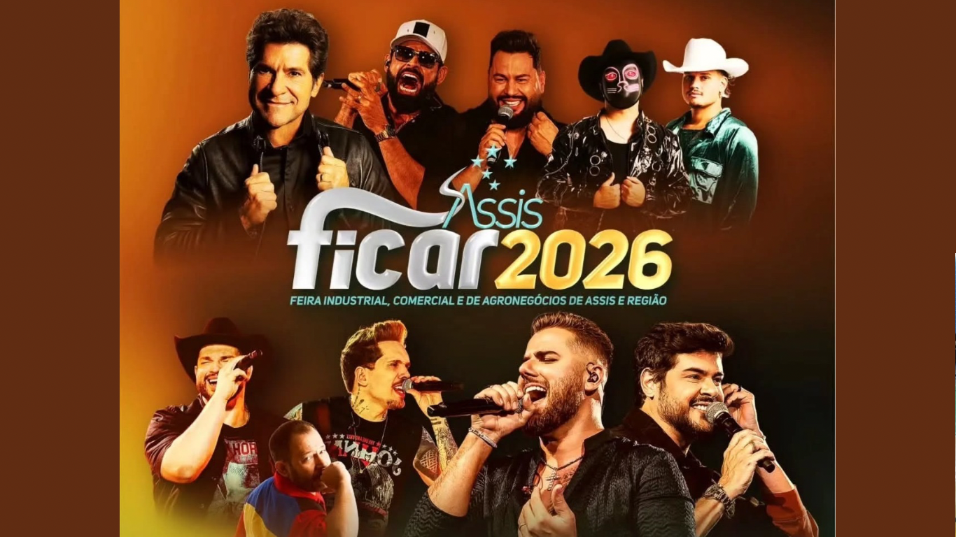 FICAR 2026 ocorre em Assis de 19 a 22 de novembro e divulga grade de shows
