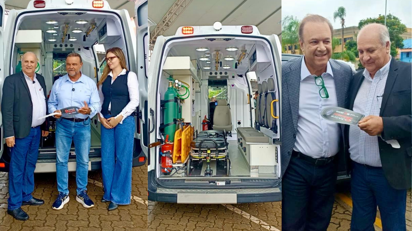 Município de Tarumã recebe nova ambulância para reforçar o atendimento na saúde