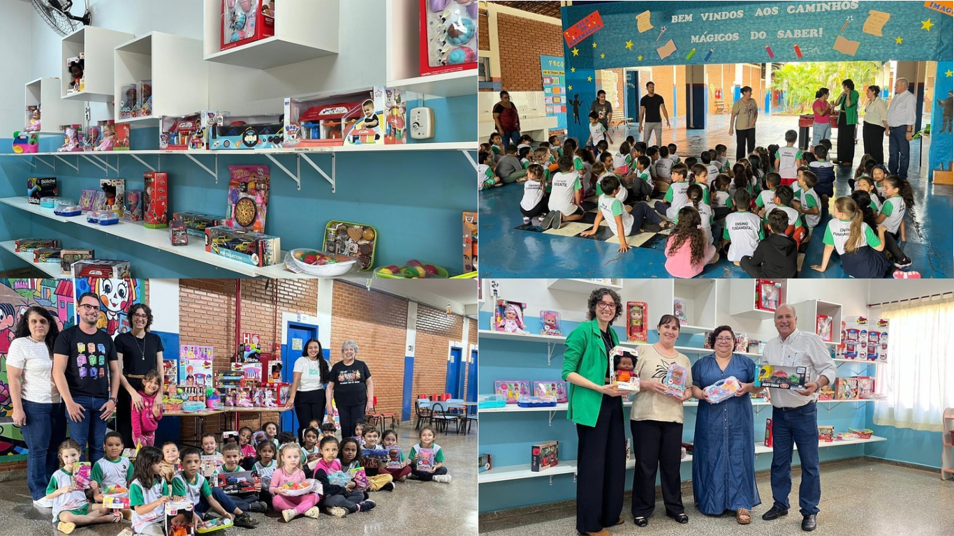 Prefeitura de Tarumã realiza nova entrega de brinquedos para escolas da educação infantil