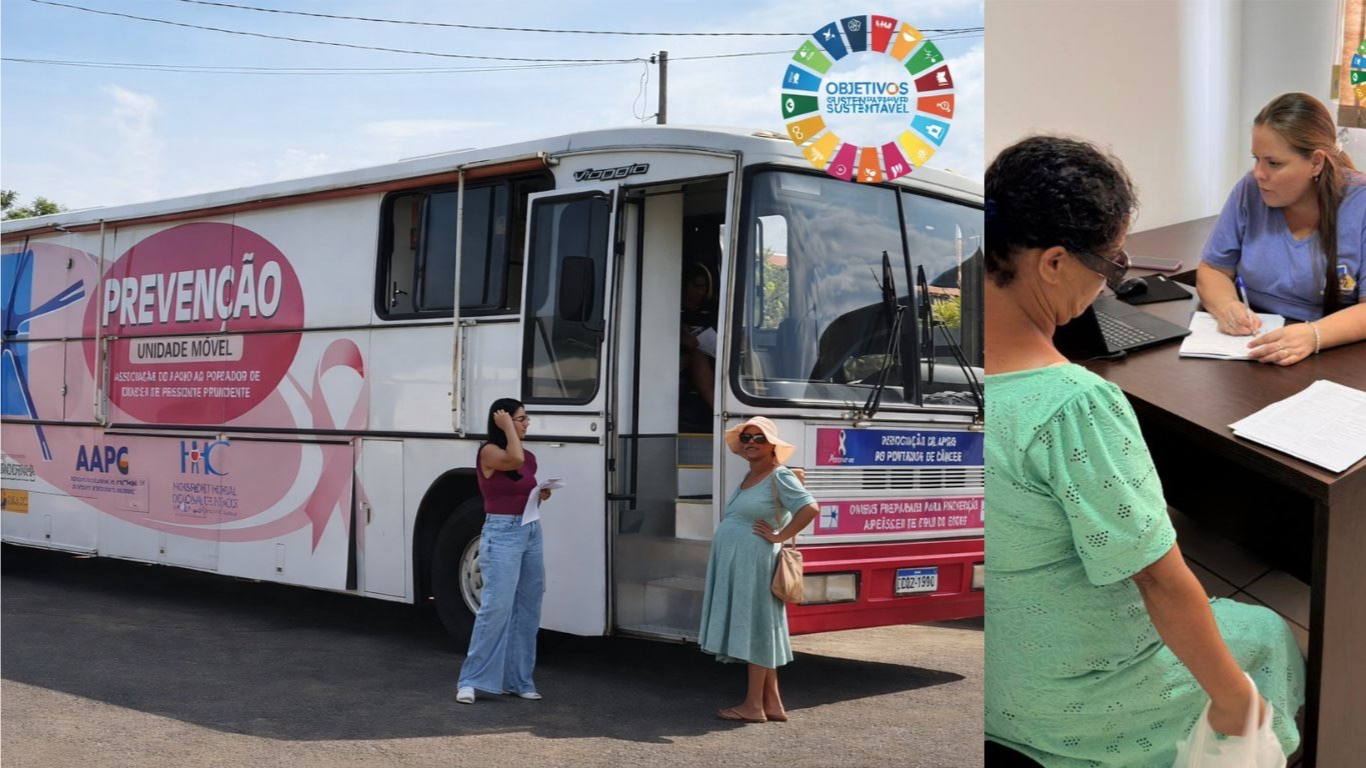 Florínea recebe Ônibus da Prevenção e realiza exames para detecção precoce de doenças