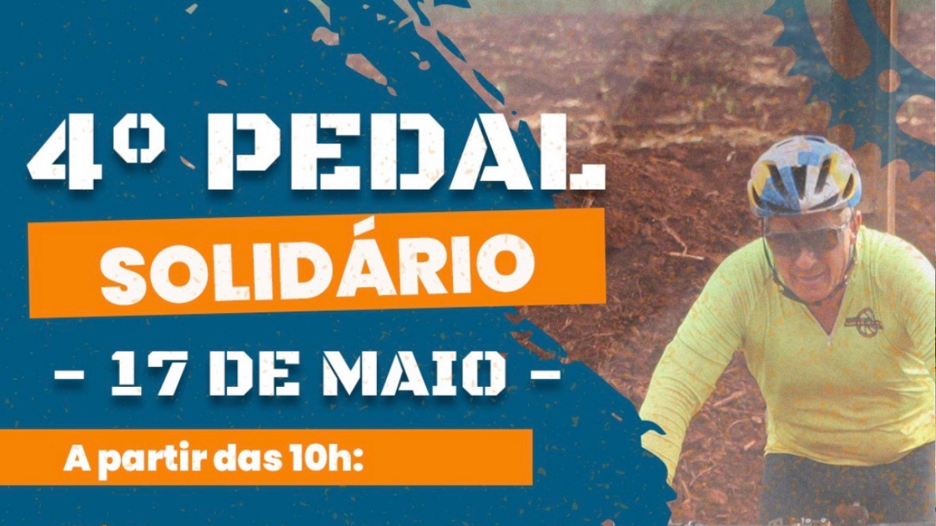 4º Pedal Solidário de Cruzália será realizado em maio com esporte, solidariedade e programação para toda a família