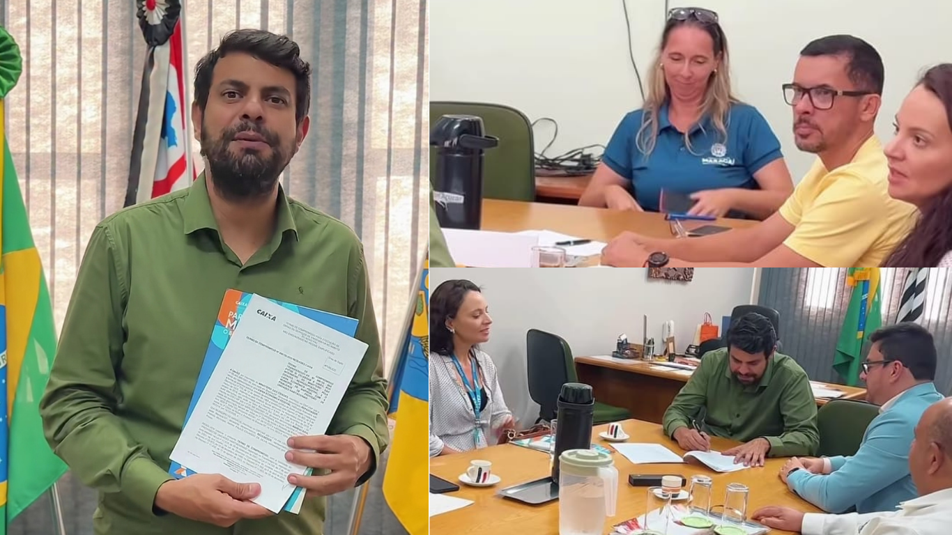 Prefeito Paulinho anuncia assinatura de convênio para construção de 20 moradias em Maracaí