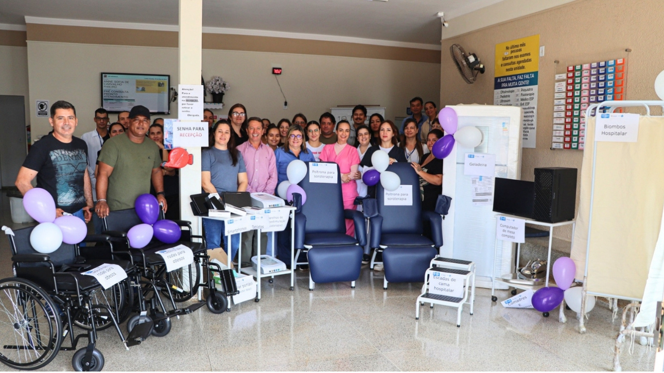 Departamento Municipal da Saúde de Cruzália recebe novos equipamentos