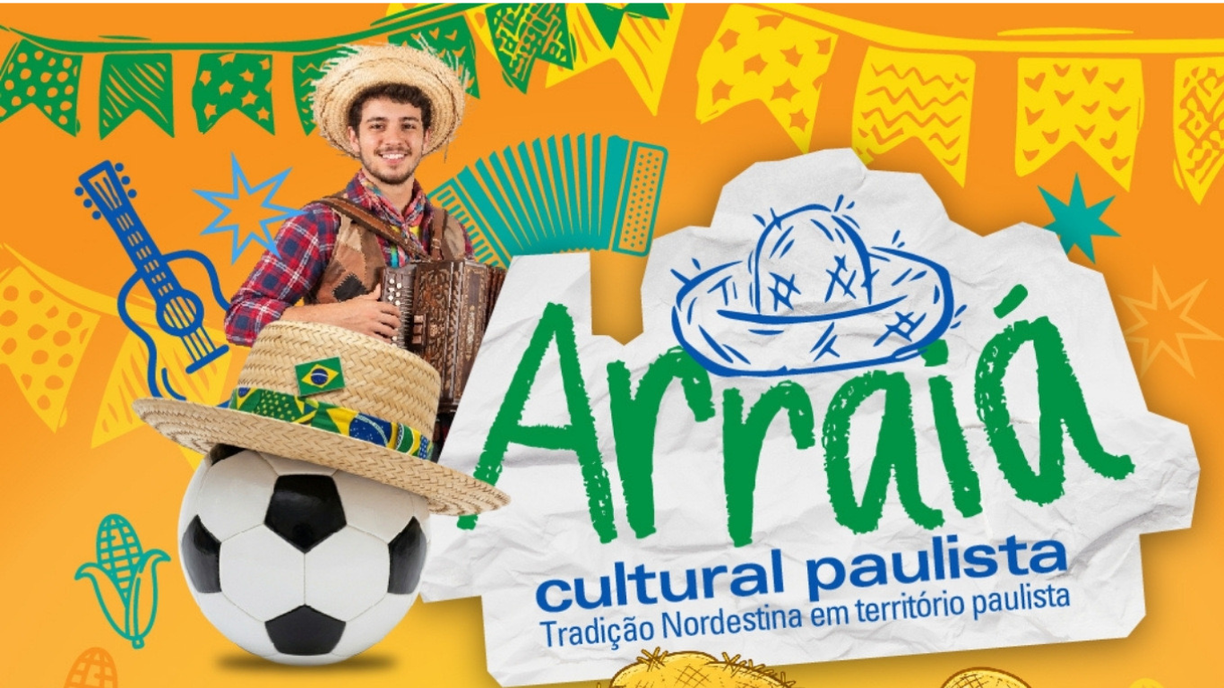 Arraiá Cultural Paulista de Maracaí ocorre nos dias 11 e 12 de junho, na Praça da Matriz