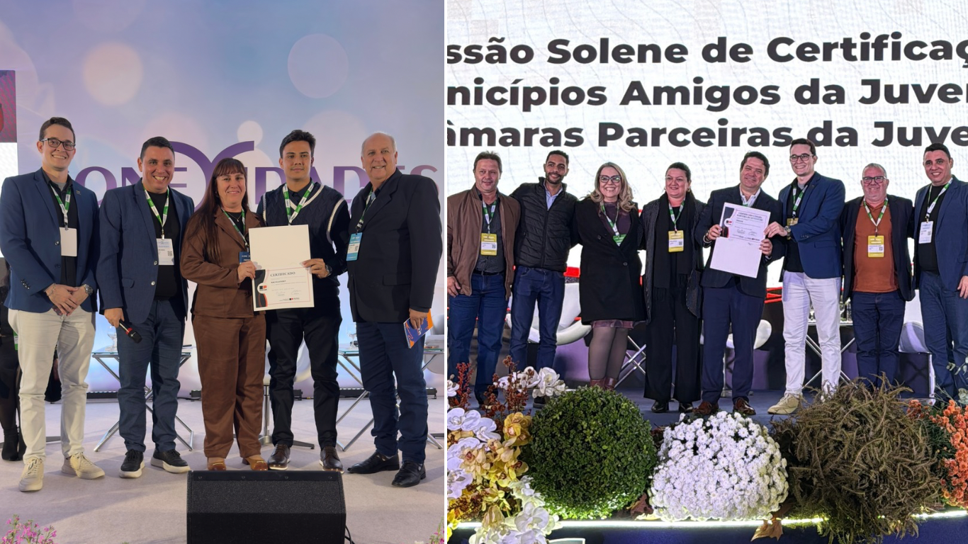 Prefeitura e Câmara de Tarumã recebem certificações de destaque na área da juventude