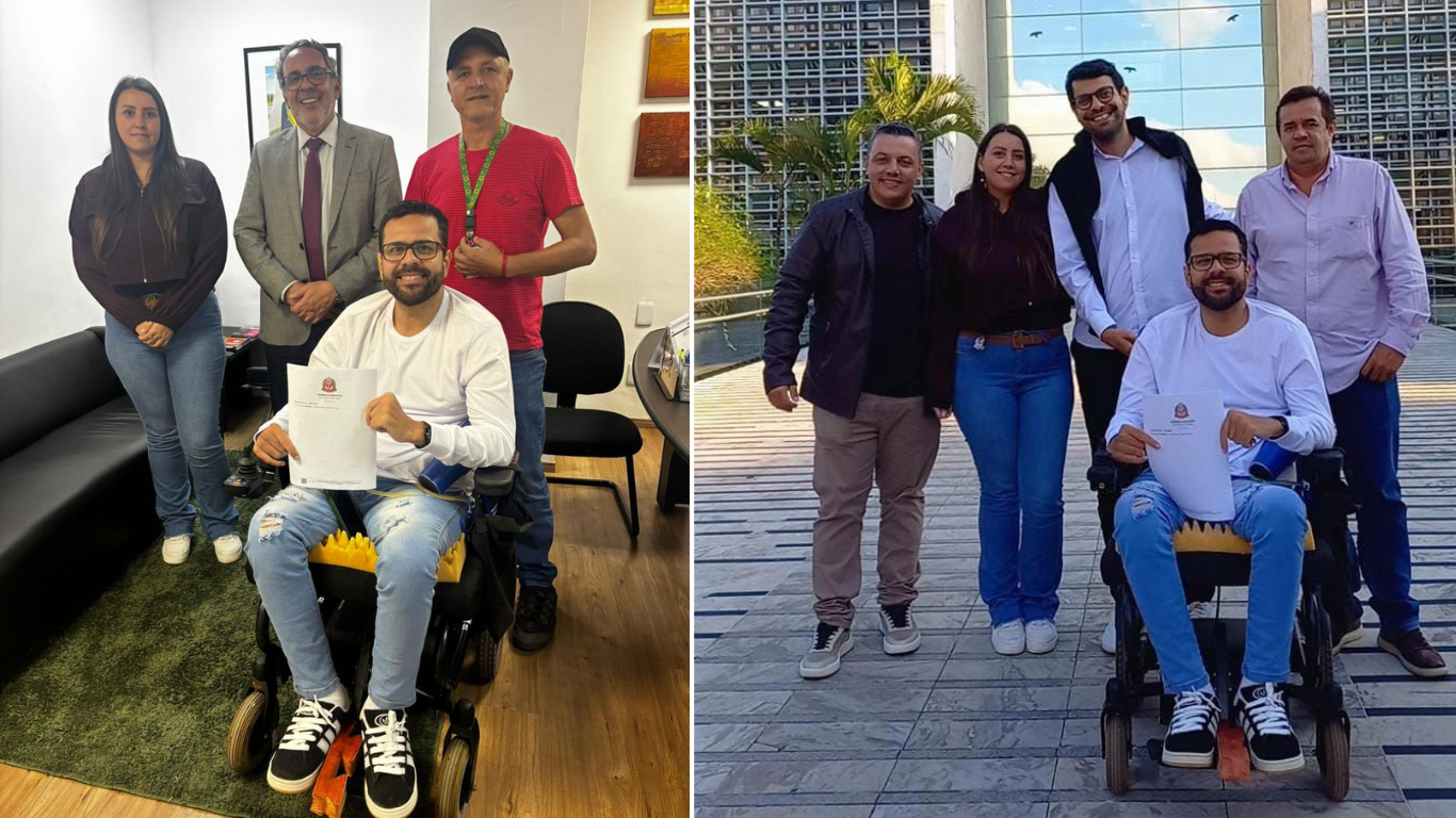 Jovem de Maracaí acompanha na ALESP apresentação de projeto que cria índice estadual de acessibilidade