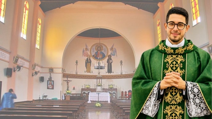 Paróquia de Pedrinhas Paulista convida fiéis para a primeira missa do padre José Antônio
