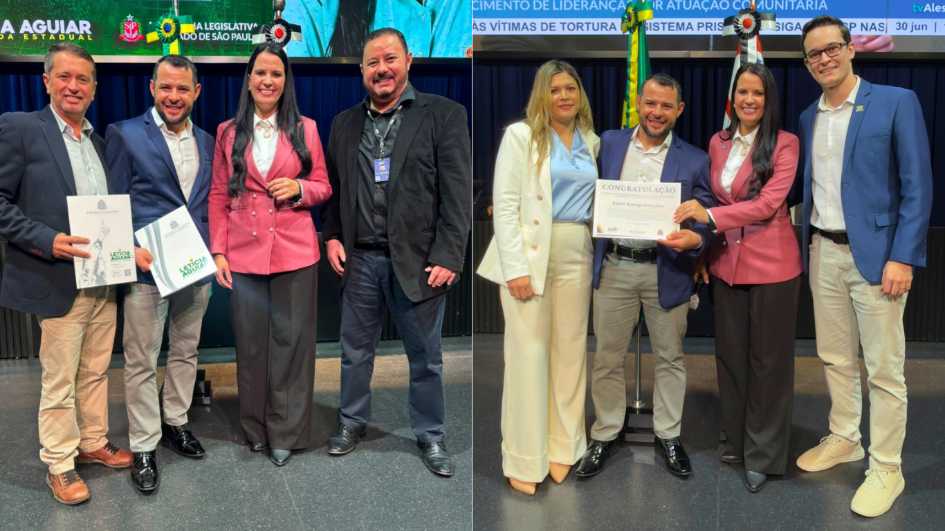 Empresário Rafael do Buffet Kifesta de Tarumã é homenageado na ALESP pela deputada Letícia Aguiar