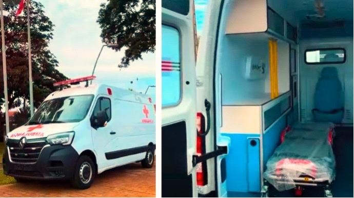 Tarumã amplia frota da Saúde com a aquisição de uma nova ambulância