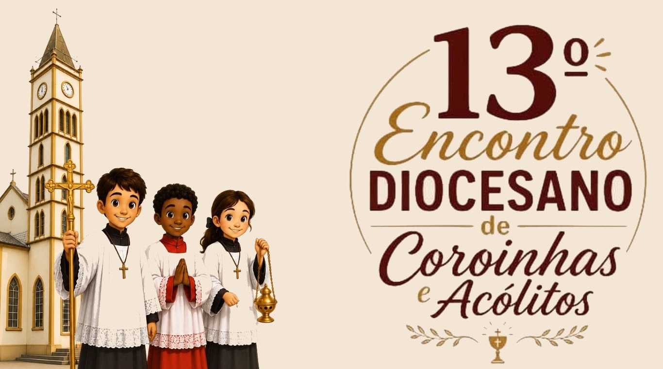 13º Encontro Diocesano de Coroinhas e Acólitos ocorre no domingo, em Florínea