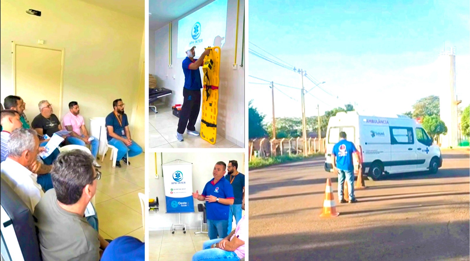 Condutores da Saúde de Tarumã participam de treinamento para transporte seguro de pacientes