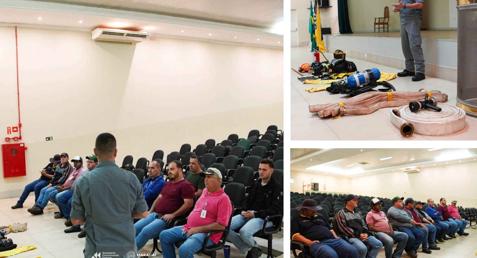 Servidores de Maracaí participam de capacitação sobre prevenção e combate a incêndios