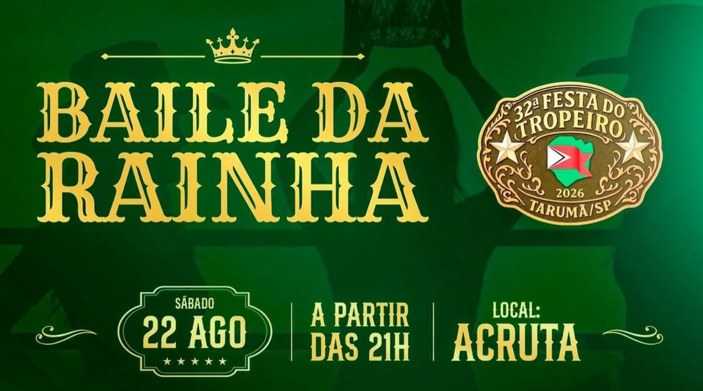Baile da Rainha e Grande Cavalgada marcam programação da 32ª Festa do Tropeiro de Tarumã