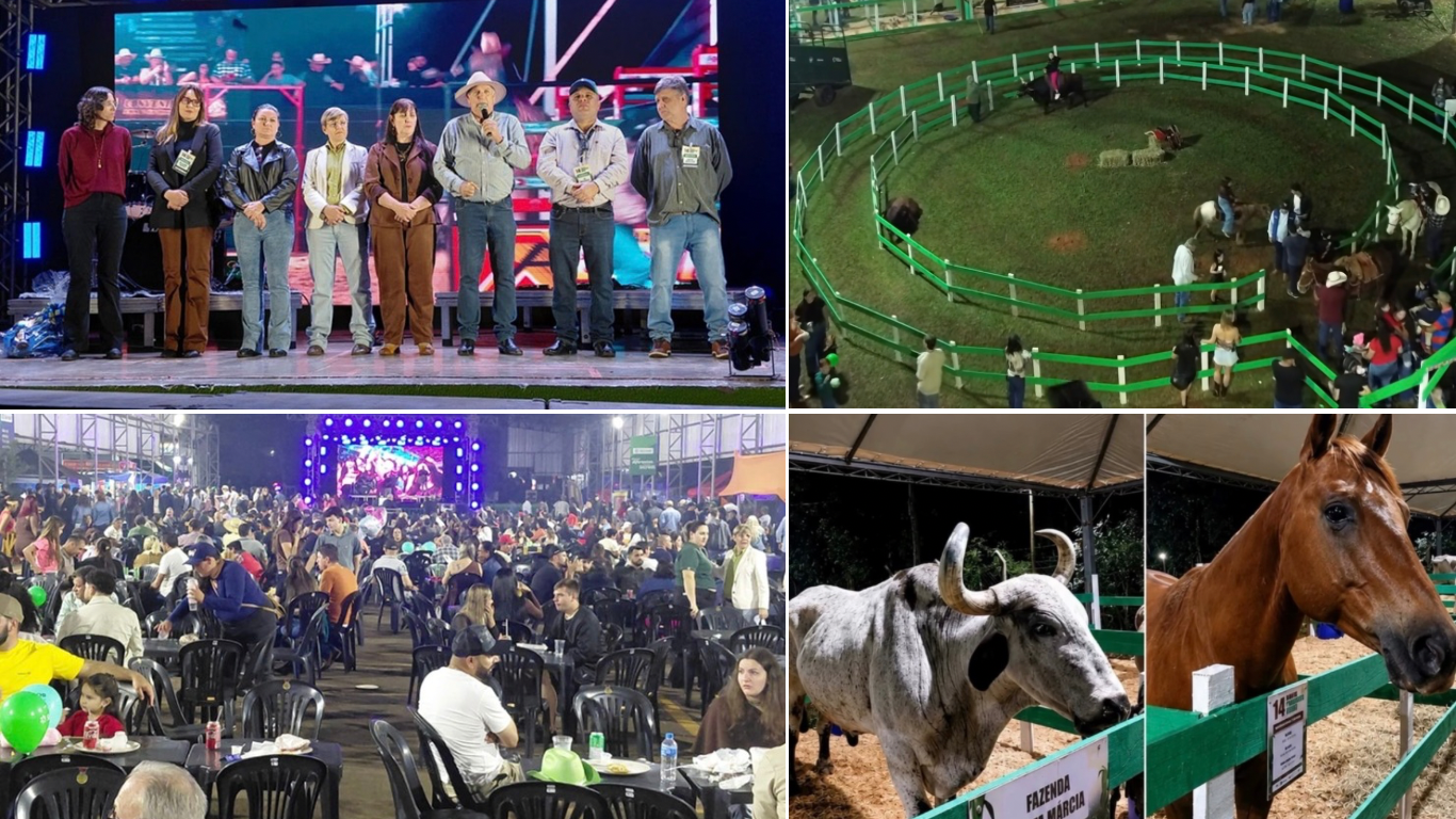 Primeira noite da 14ª Feira do Produtor Rural é sucesso de público em Tarumã