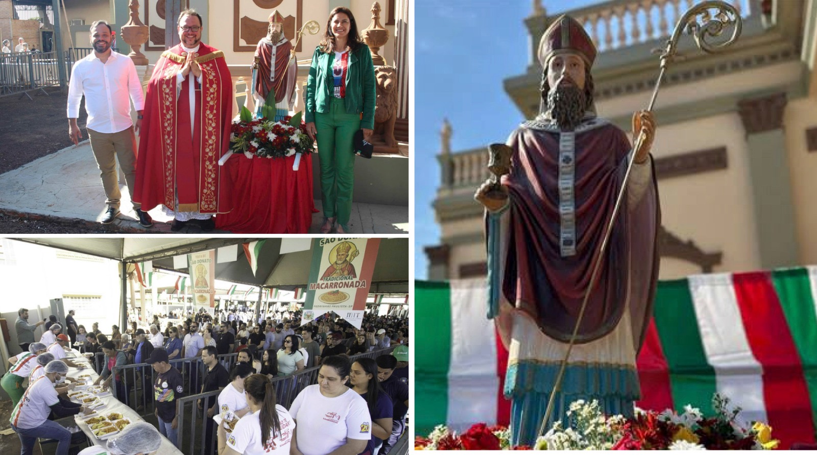 Tradicional Festa de São Donato ocorre no dia 7 de agosto em Pedrinhas Paulista