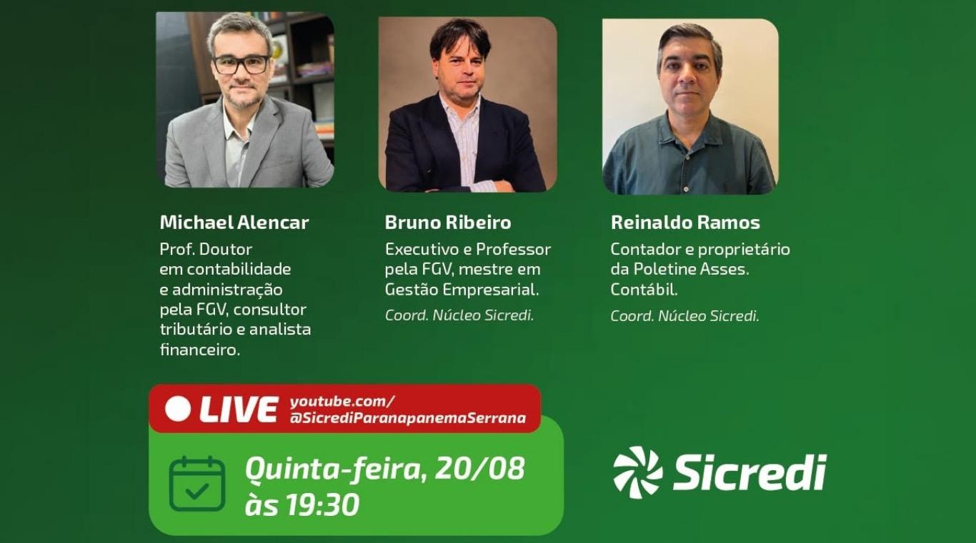Sicredi vai realizar live sobre impactos e preparação para a Reforma Tributária