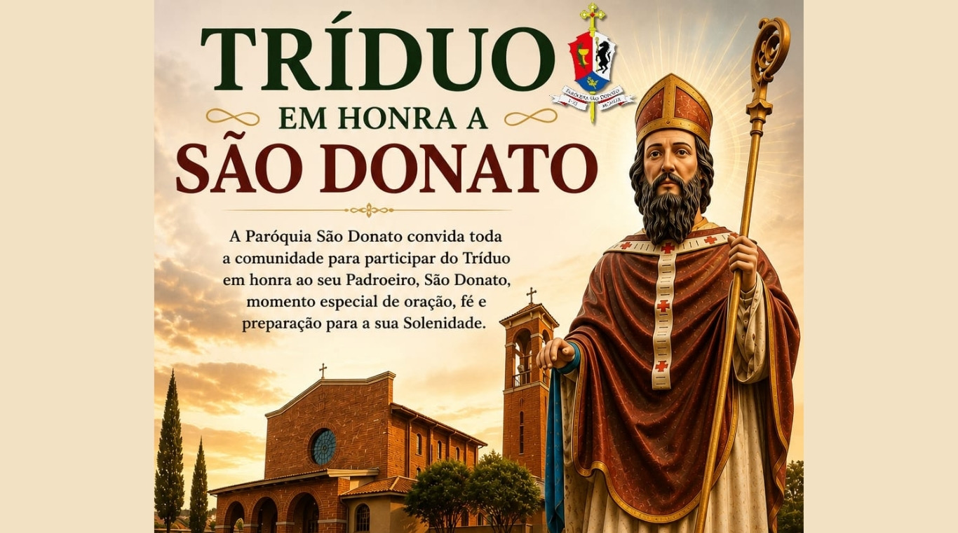Tríduo em honra a São Donato começa nesta terça-feira na Paróquia de Pedrinhas Paulista