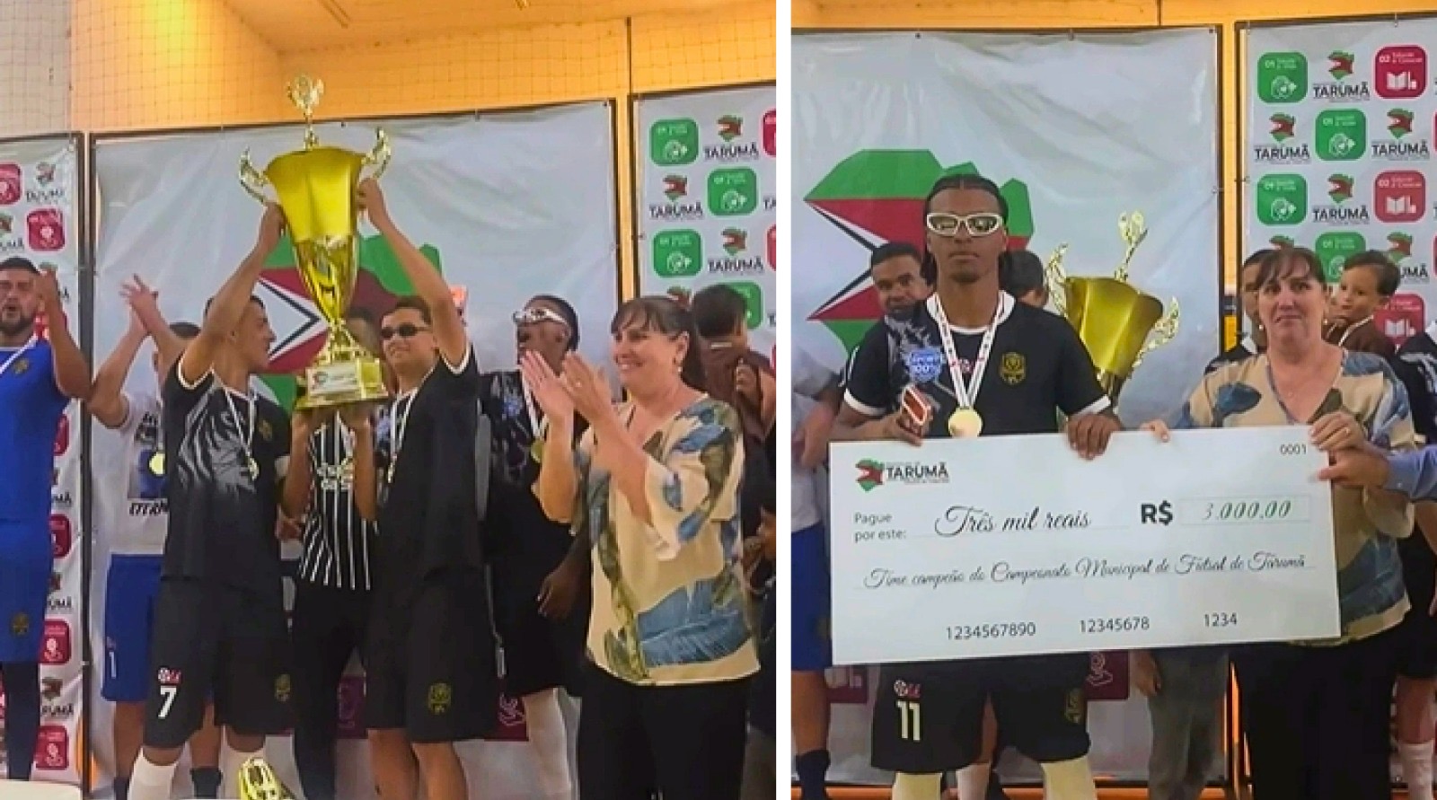Sporting conquista o Campeonato Municipal de Futsal de Tarumã