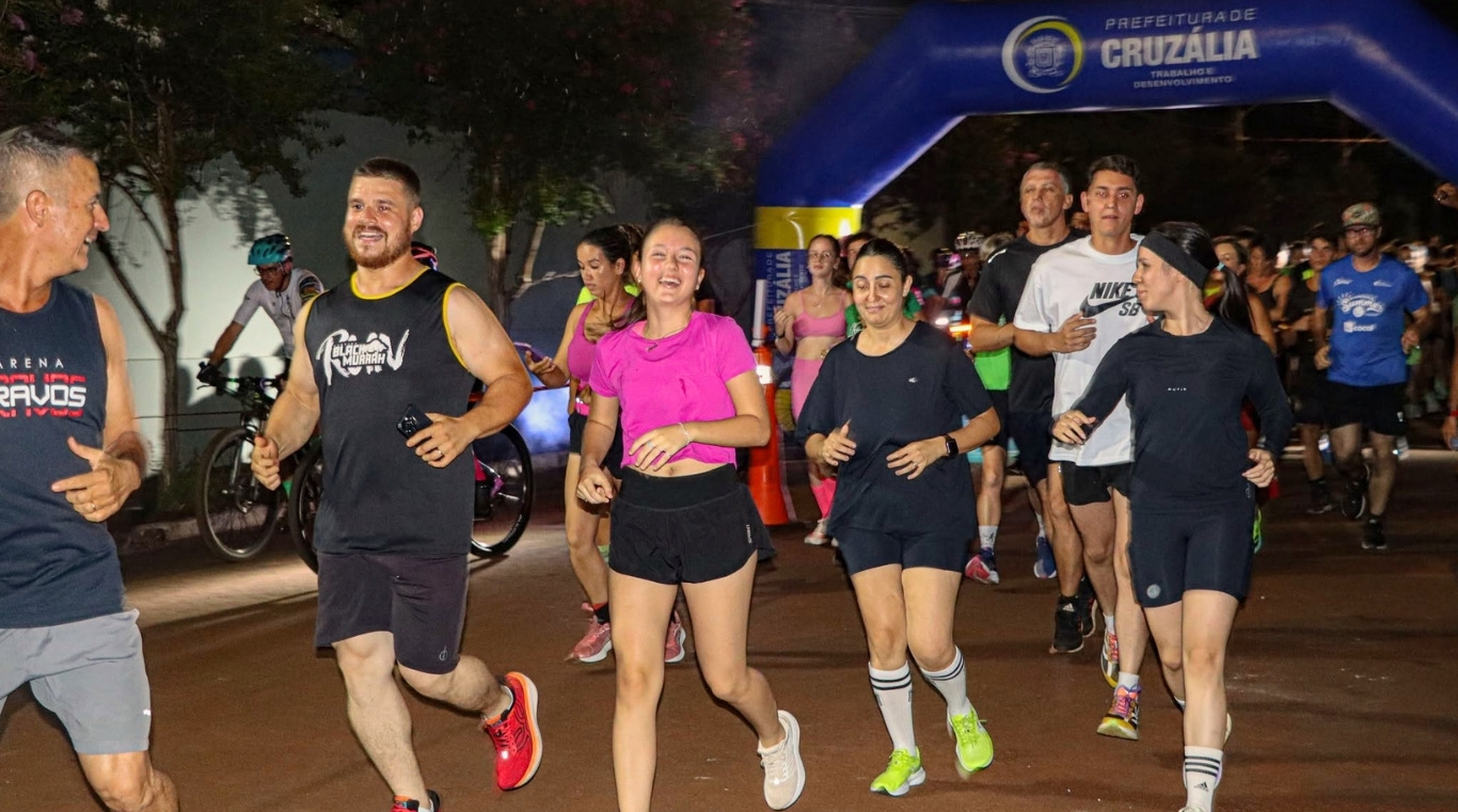 Estão abertas as inscrições para a Corrida Noturna de Cruzália