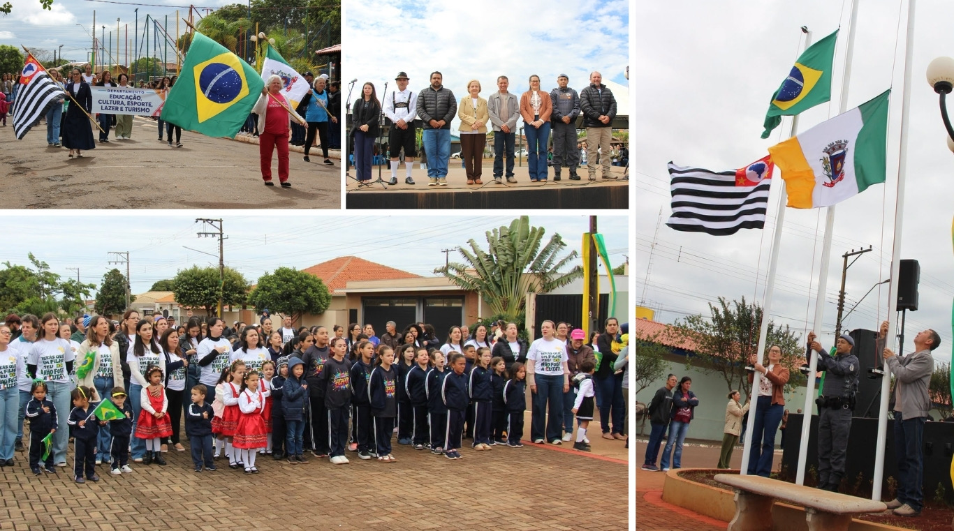 Cruzália celebra a Independência do Brasil com Desfile Cívico