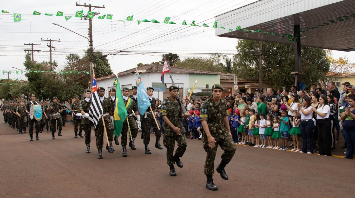 Cruzália realizará Desfile Cívico em comemoração à Independência do Brasil