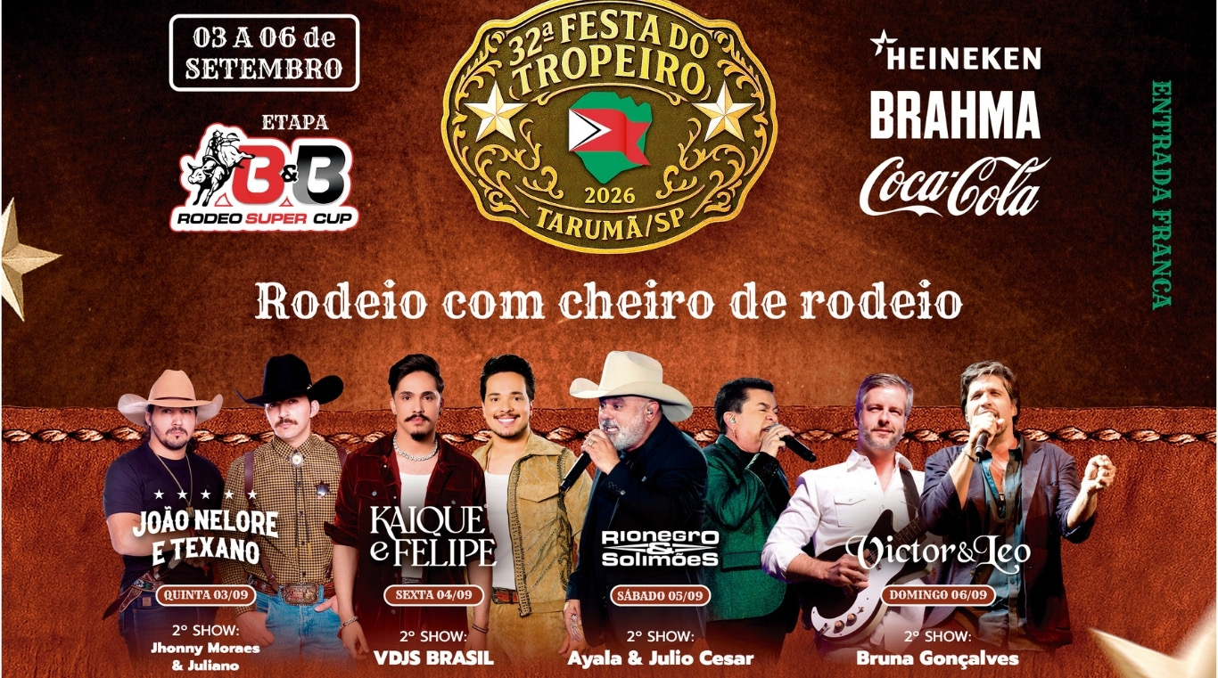 Começa hoje a 32ª Festa do Tropeiro de Tarumã