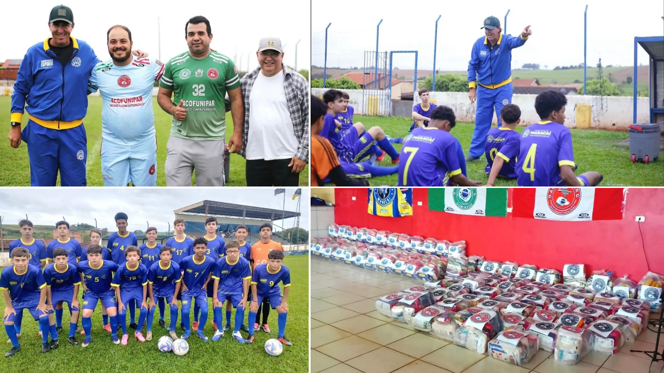Futebol Solidário arrecada 116 cestas básicas em Maracaí