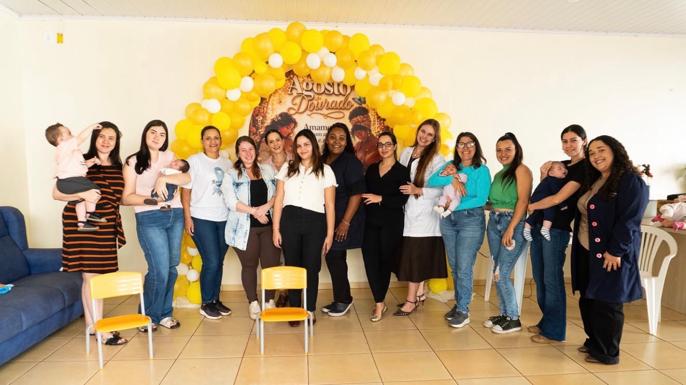 Pedrinhas Paulista promove encontro sobre amamentação e cuidados com mães e bebês