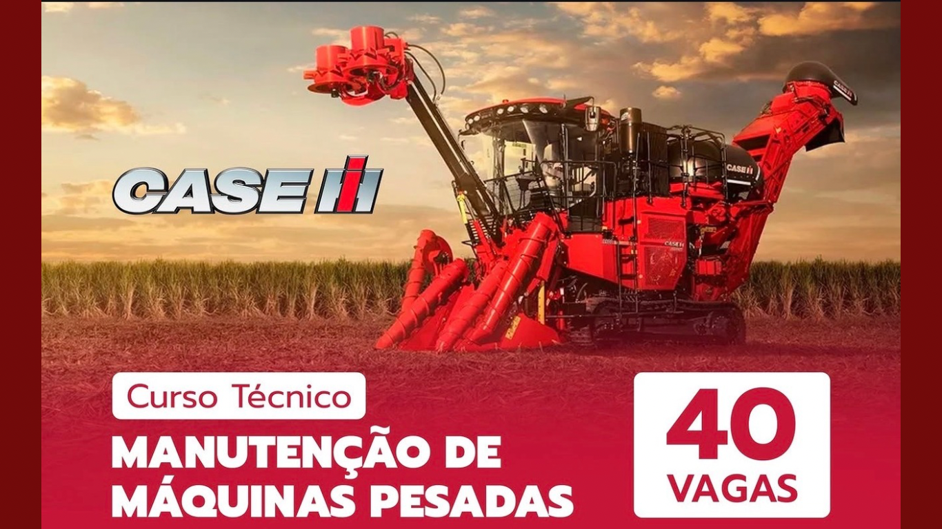 Tarumã abre inscrições para curso técnico em Manutenção de Máquinas Pesadas