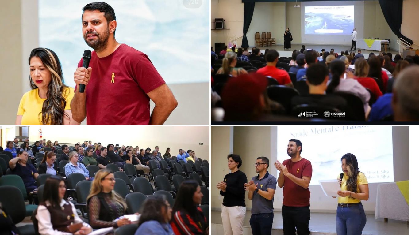 Maracaí promove palestra sobre saúde mental e relações de cuidado no ambiente de trabalho