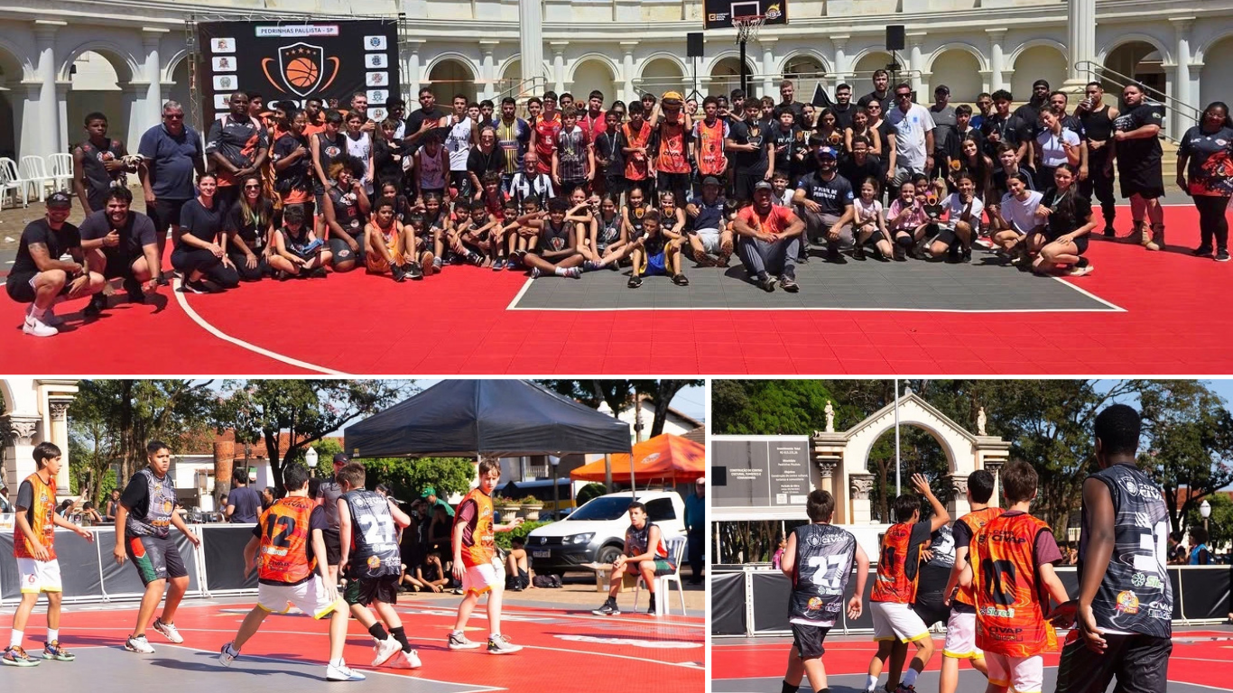 Pedrinhas Paulista reúne jovens atletas na 4ª etapa da Copa CIVAP de Basquete 3×3