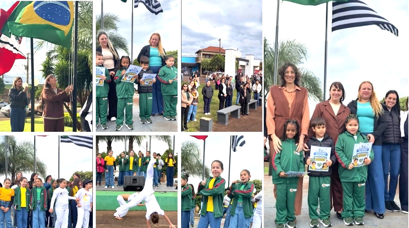 Ato Cívico reúne comunidade de Tarumã em celebração à Independência do Brasil