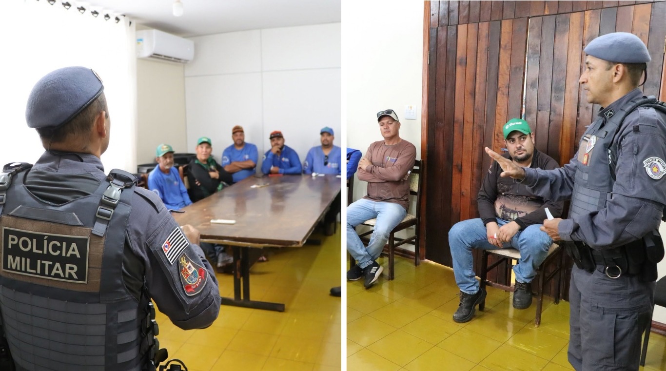 Prefeitura de Cruzália promove ação sobre a prevenção à violência contra a mulher junto a integrantes da Frente de Trabalho