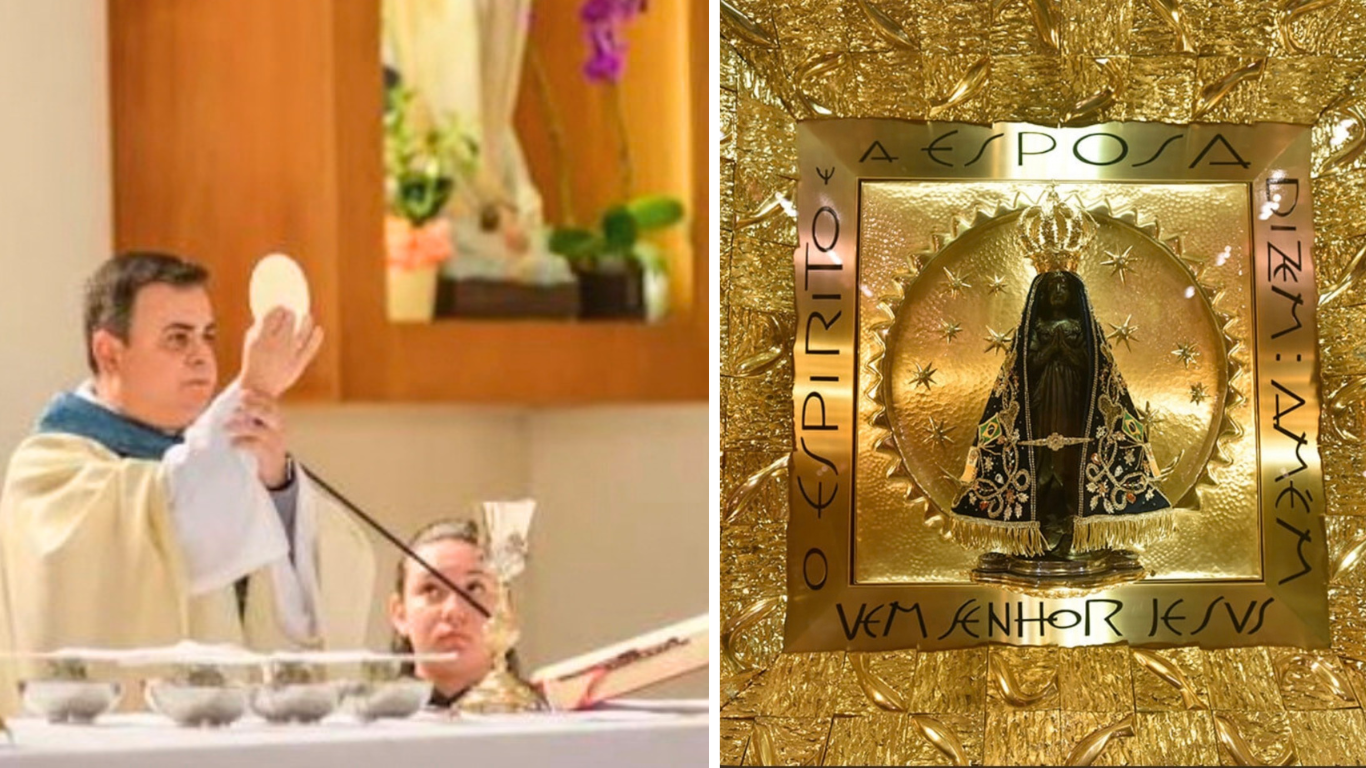 Paróquia Santo André inicia programação em homenagem a Nossa Senhora Aparecida em Tarumã