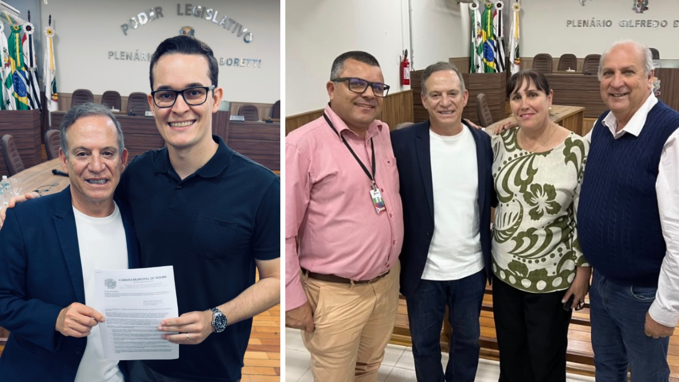 Autoridades de Tarumã participam de encontro com secretário estadual Jorge Lima em Cândido Mota