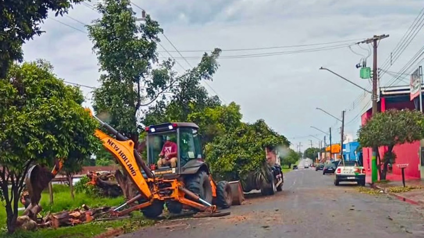 Defesa Civil e Prefeitura mobilizam equipes após fortes chuvas em Tarumã