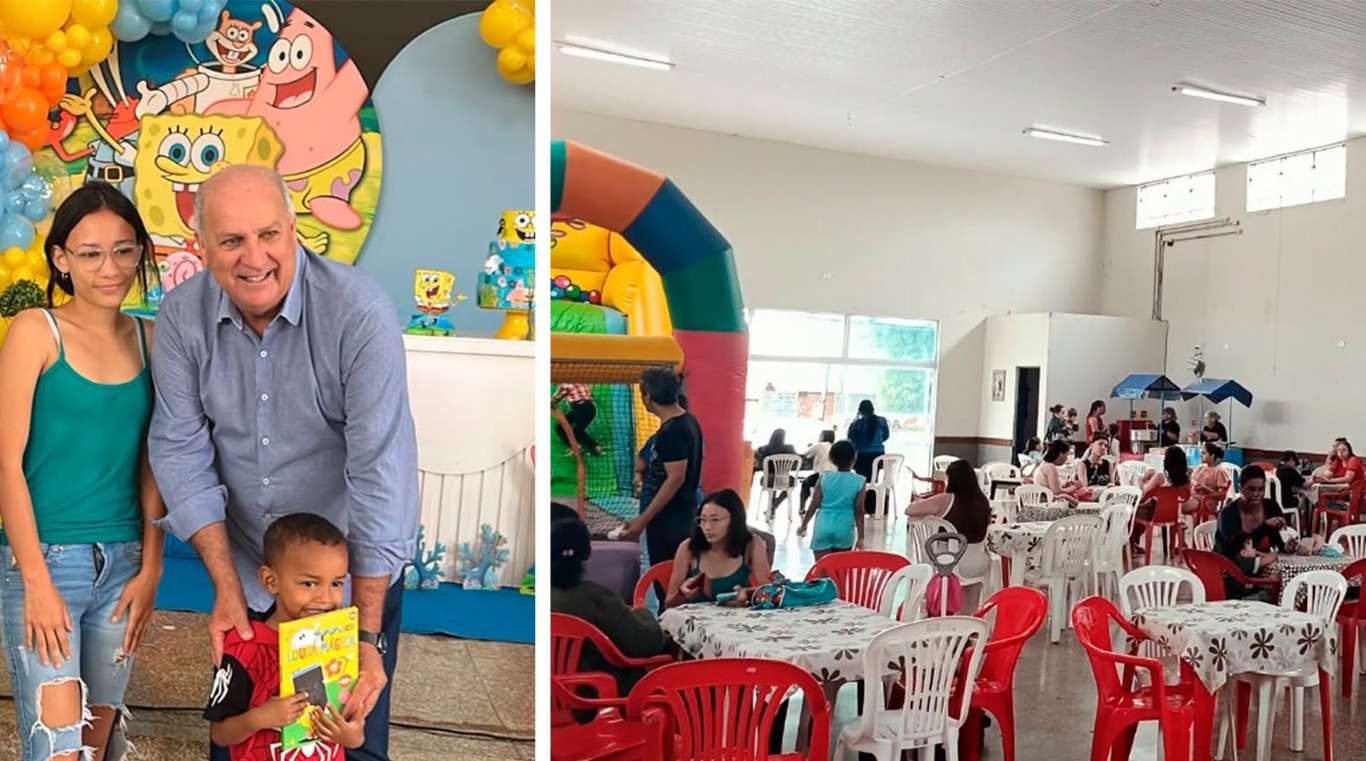 Programa Viva Leite reúne crianças e famílias em atividade de lazer e integração em Tarumã