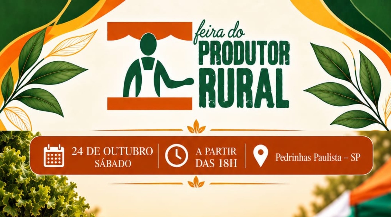 Feira do Produtor Rural de Pedrinhas Paulista celebra primeiro ano no sábado, dia 24