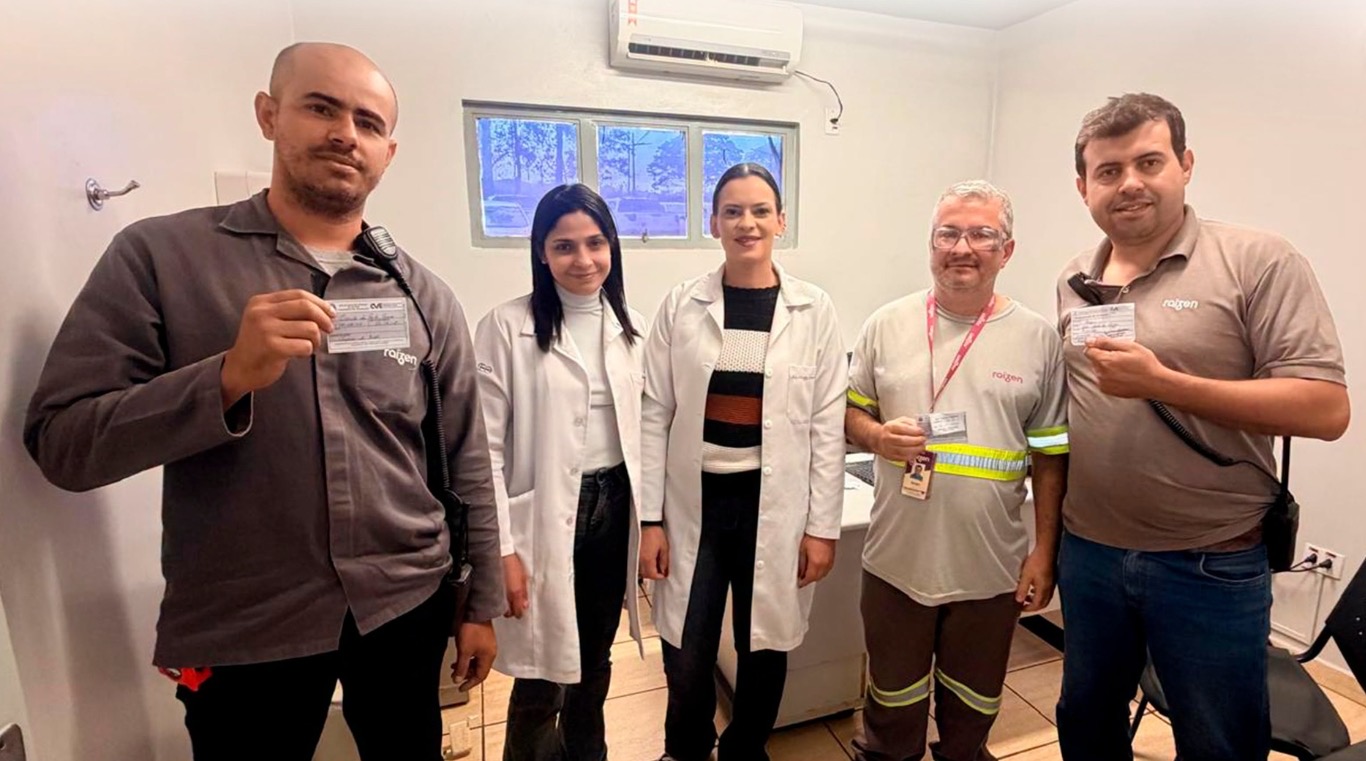 Secretaria da Saúde de Tarumã realiza ação de atualização vacinal na Raízen